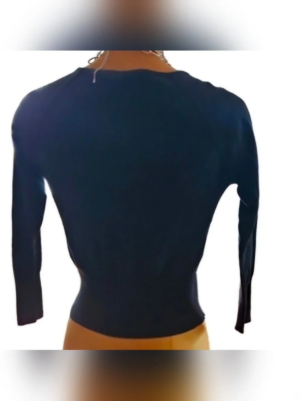 Veronica Maine Cropped Cardigan Swester 3/4 Sleeve